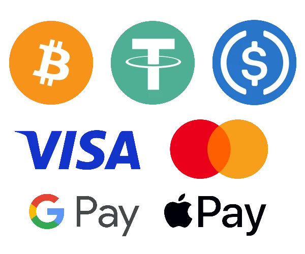 Cryptos, Card, Apple/Google Wallet